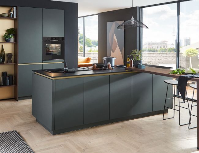 Grifflose Loftküche