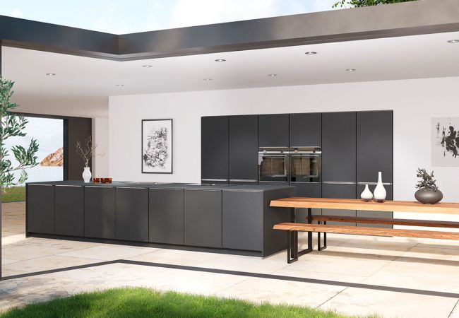 Küche mit Kochinsel